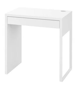 میز تحریر ایکیا مدل MICKE اندازه 50×73 سانتیمتر رنگ سفید 