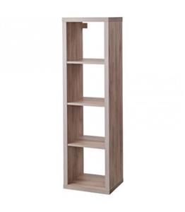 کتابخانه چهار طبقه ایکیا مدل KALLAX ابعاد 147×42 سانتیمتر رنگ گردویی