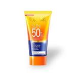 کرم ضد آفتاب بی رنگ اولاین EVELINE spf 50 حجم 50 میل اصل فرانسه برای پوست های حساس و آلرژیک