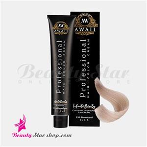 رنگ مو بلوند دودی بنفش فوق العاده روشن آوایی شماره 10.17 حجم 120 میلی لیتر