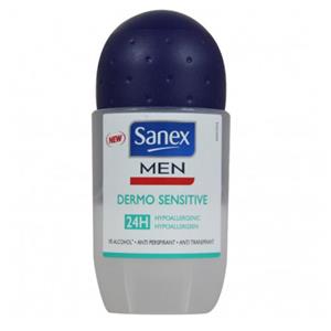مام رول ضدتعریق سانکس Sanex مدل Dermo Sensitive حجم 50 میلی لیتر 