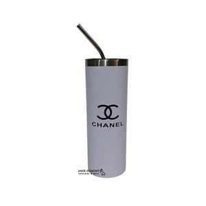 لیوان اسموتی نی دار استیل
