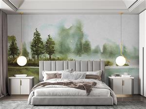 پوستر دیواری آبرنگی طبیعت W10144800
