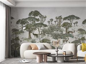 کاغذ دیواری طرح طبیعت درخت W10187600