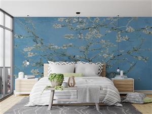 کاغذ دیواری ونگوگ شکوفه گل W10192700