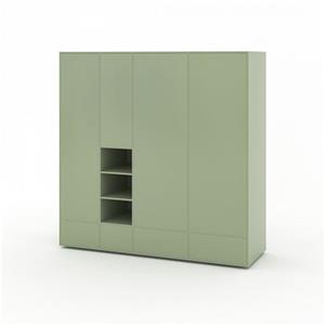 کمد لباس ام دی اف سبز - مدل F12