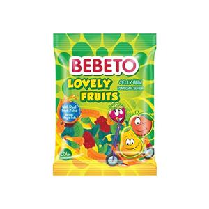 پاستیل ببتو مدل Lovely Fruits مقدار 80 گرم
