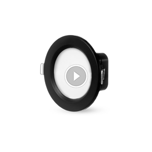 چراغ توکار ال ای دی LED آلتون مدل دنیز قطر 7.5 (بدنه مشکی) – DE46