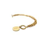 دستبند زنانه طلایی ویکتوریا کد 95/471