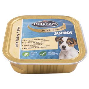 کنسرو سگ های نژاد کوچک باتچرز مدل BEEF وزن 150 گرمی