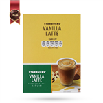 قهوه فوری استارباکس starbucks مدل وانیل لاته vanilla latte پک 10 ساشه ای