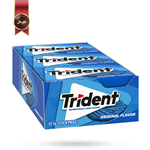 آدامس تریدنت trident مدل طعم اصلی original flavor بسته 12 عددی