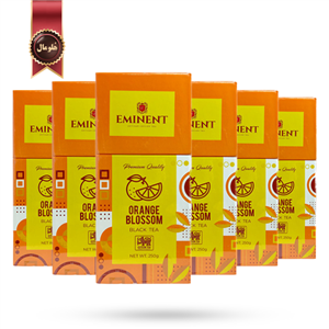 چای امیننت eminent مدل میوه ای orange blossom وزن 250 گرم بسته 6 عددی