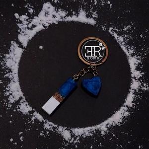 جاکلیدی آویز کلید حروف اسم انگلیسی i رزینی