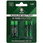 پک 4 عددی باتری نیم قلمی گرین لاین Green Lion Alkaline AAA Battrey