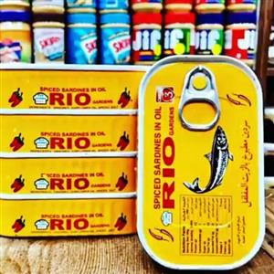 تن ماهی ساردین ریو فلفلی 125 گرمی rio