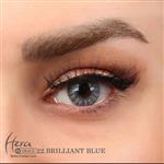 لنز رنگی هرا گریس 100 ساعته، شماره 22 کد HV260 مدل Brilliant Blue دور دار