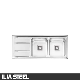 سینک ظرفشویی ایلیا استیل iliasteel مدل 2068 توکار