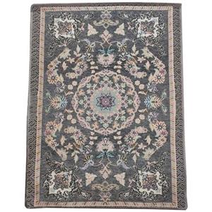 روفرشی پادری مخمل ابریشم رنگ طوسی سایز 75 در 100 سانتیمتر (رنگ بندی و سایزبندی موجود)