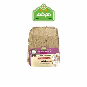 نان(نون)جو دوسر و دانه چیا هم دانه(همدانه)پک  10عددی نان رژیمی مخصوص گیاه خواران