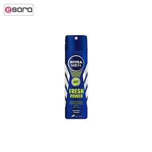 اسپری مردانه نیوا مدل Fresh Power حجم 150 میلی لیتر Nivea Spray For Men 150ml 