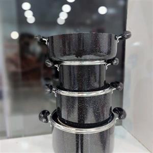 سرویس 7 پارچه قابلمه و تابه با کیفیت برند آذین