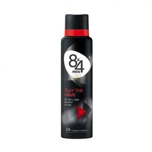 اسپری ضد تعریق مردانه هشت در چهار مدل Play The Game حجم 150 میلی لیتر 8x4 Spray For Men 150ml 