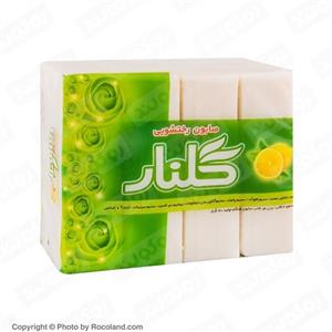 صابون رختشویی با رایحه لیمو 4 عددی 640 گرمی گلنار