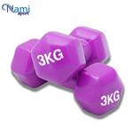 دمبل 3 کیلویی ایروبیک رکورد Record aerobic dumbbells 