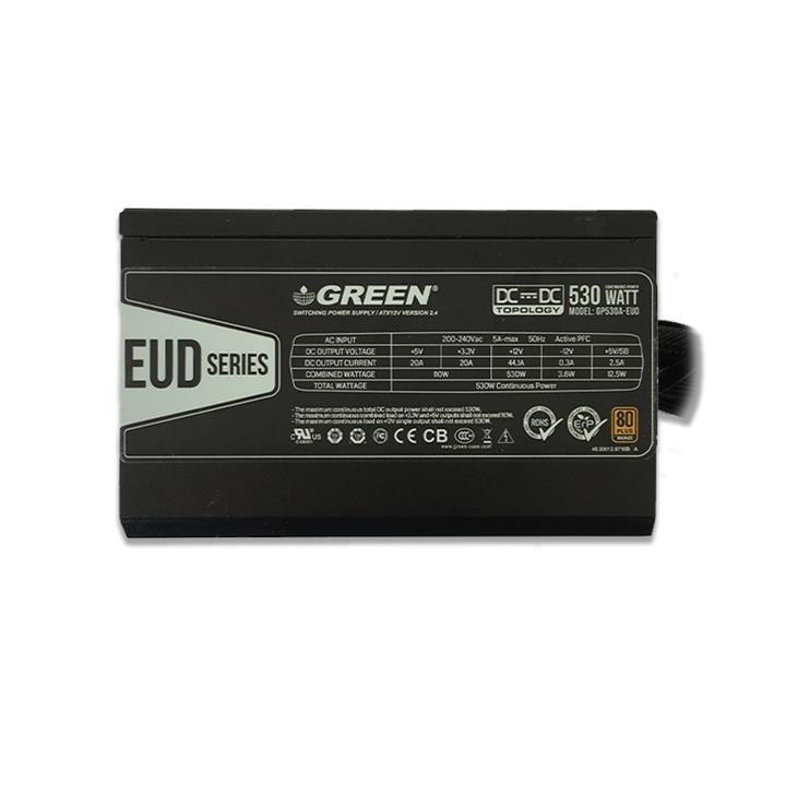 Green GP530A-EUD Semi Modular Computer Power Supply