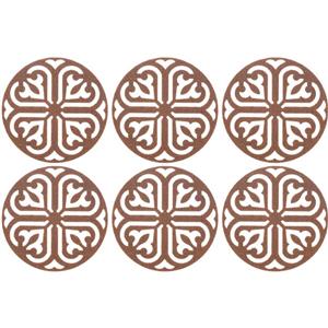 زیرلیوانی وندا وود مدل FP12 بسته 6 عددی