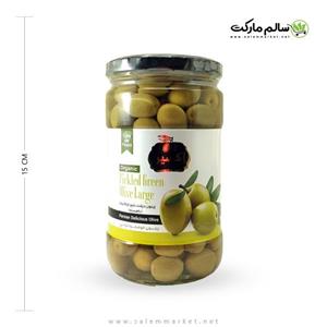 کنسرو زیتون با هسته شور ویژه چین چین