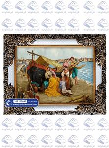 تابلو فرش ساحل رمانتیک کد 102097