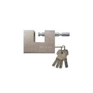 قفل کتابی سایز 94 فولادی لاکچری کروم براق 5 کلید کامپیوتری نیکا