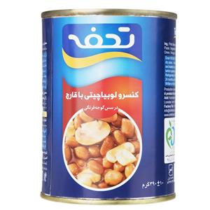 کنسرو لوبیا چیتی با قارچ تحفه مقدار 420 گرم Tohfe Baked Beans with Mushroom 420gr