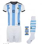 ست5 تکه لباس ورزشی پسرانه طرح تیم ملی آرژانتین مدل مسی