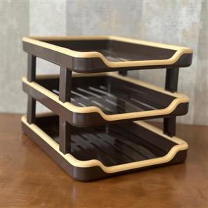 کازیه سه طبقه آذران تحریرات - قهوه ای بسیارزیبا 