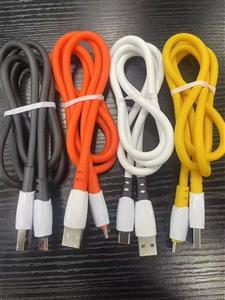 کابل شارژ پک دار ژله ای  type c