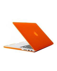 کیف و کاور لپ تاپ OEM Frosted Hard Protective Case for Macbook Pro Retina 15.4 inch A1398(Orange)