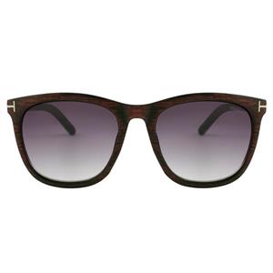 عینک آفتابی واریور مدل Tom Ford Brown Wood 