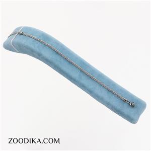 دستبند خاویاری استیل نقره ای