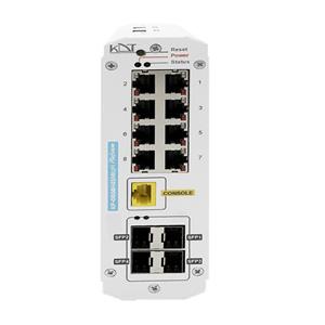 سوئیچ صنعتی شبکه POE  کی دی تی مدل KDT KP-0804H4SMIUH