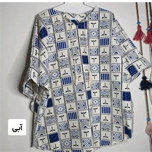 مانتو لنین خنک و سبک طرح جذاب و خاص فری سایز 38 تا 48 کیفیت درجه یک با