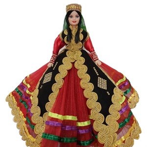 عروسک سنتی و محلی دامن پرچین ویژه ( خاص و زیبا )