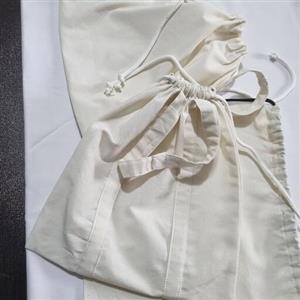 کیسه های سرجمع شو تولید شده با متقال 70درصدپنبه در رنگ سفید شیری 5 عددی