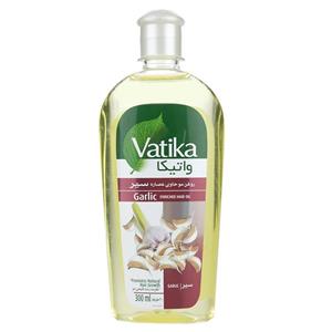 روغن تقویت رشد طبیعی مو واتیکا مدل Garlic حجم 300 میلی لیتر Vatika Garlic Promotes Natural Hair Growth Oil 300ml