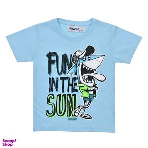 تی شرت آستین کوتاه پسرانه مدل مانکی کوسه