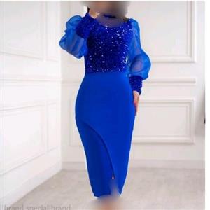 تونیک مجلسی رویسا جنس کرپ کش و پولک