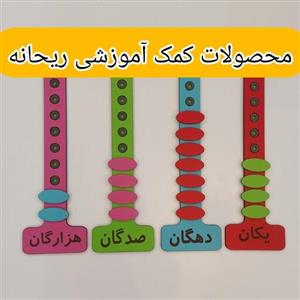 چرتکه آموزشی ابزار معلم 40سانتی چوب دولایه ،مگنتی