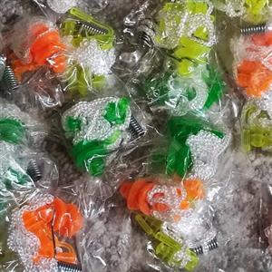 دماغ گیر و گوشگیر کیفیت عالی جنس ژله ای دارای بندمتصل که باعث میشه اجزا کنار هم بمانند و گم نشه